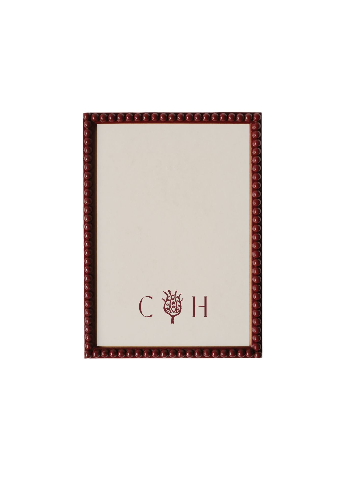 Burgundy Lacquered Bobbin Frame