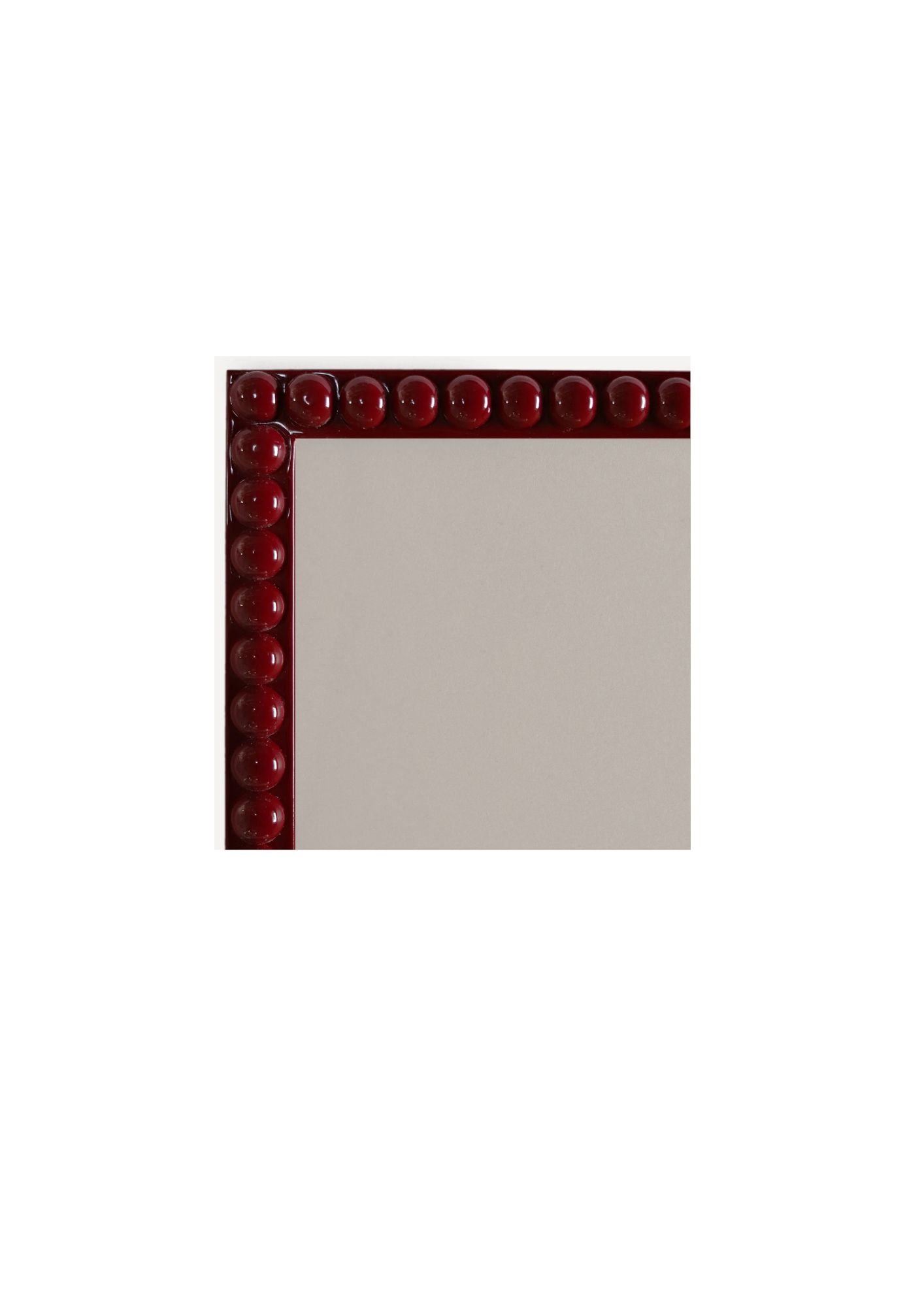 Burgundy Lacquered Bobbin Frame