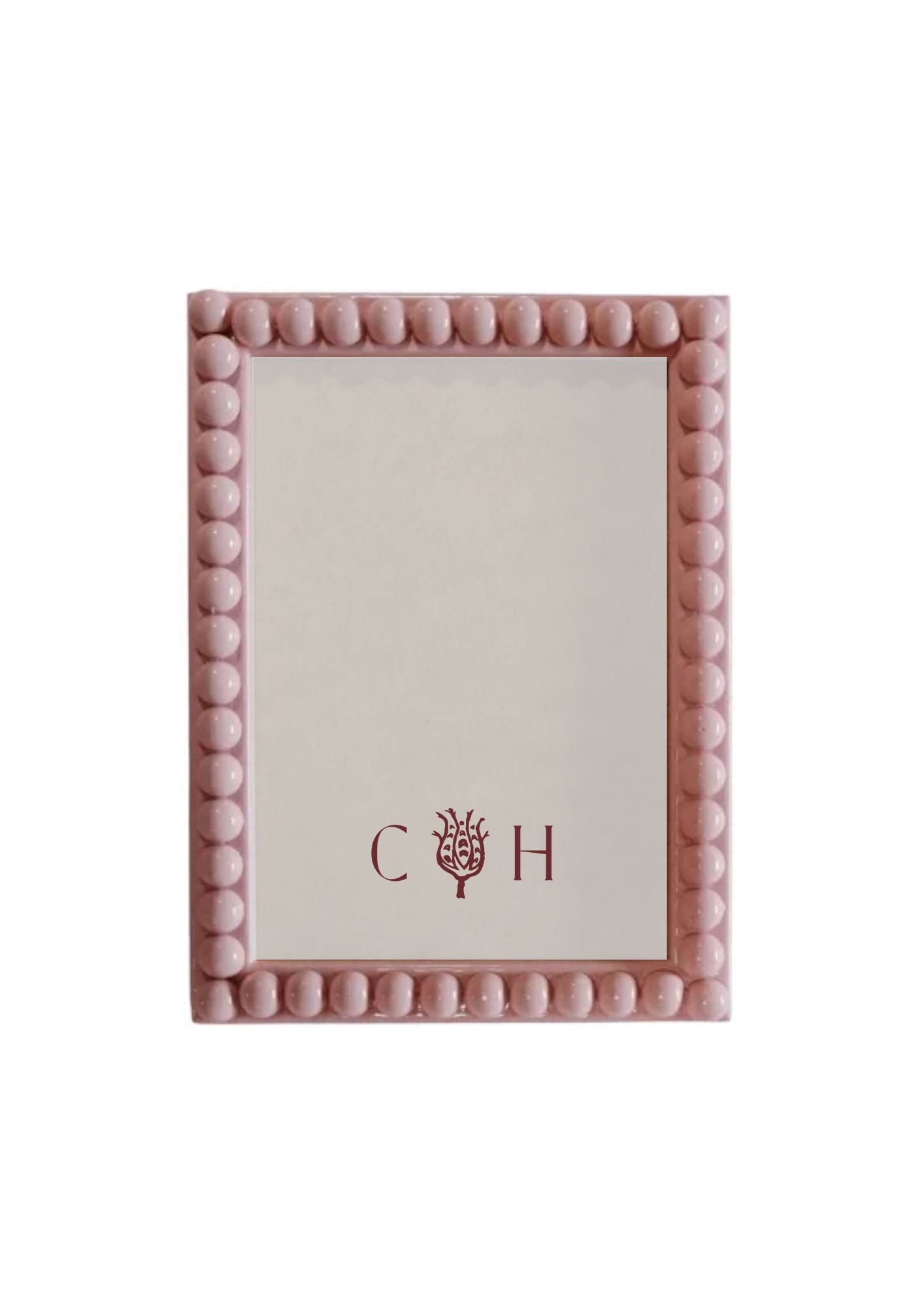 Dusty Rose Lacquered Bobbin Frame