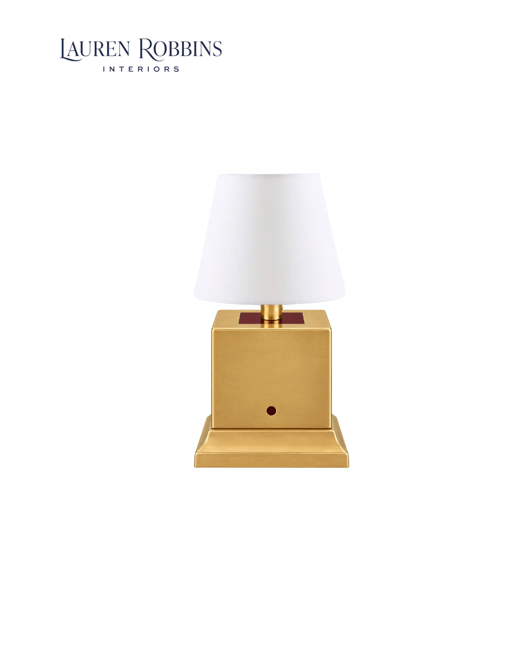 Crosby Mini Table Lamp in Antique Brass