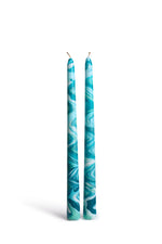 Marbled Taper Candles