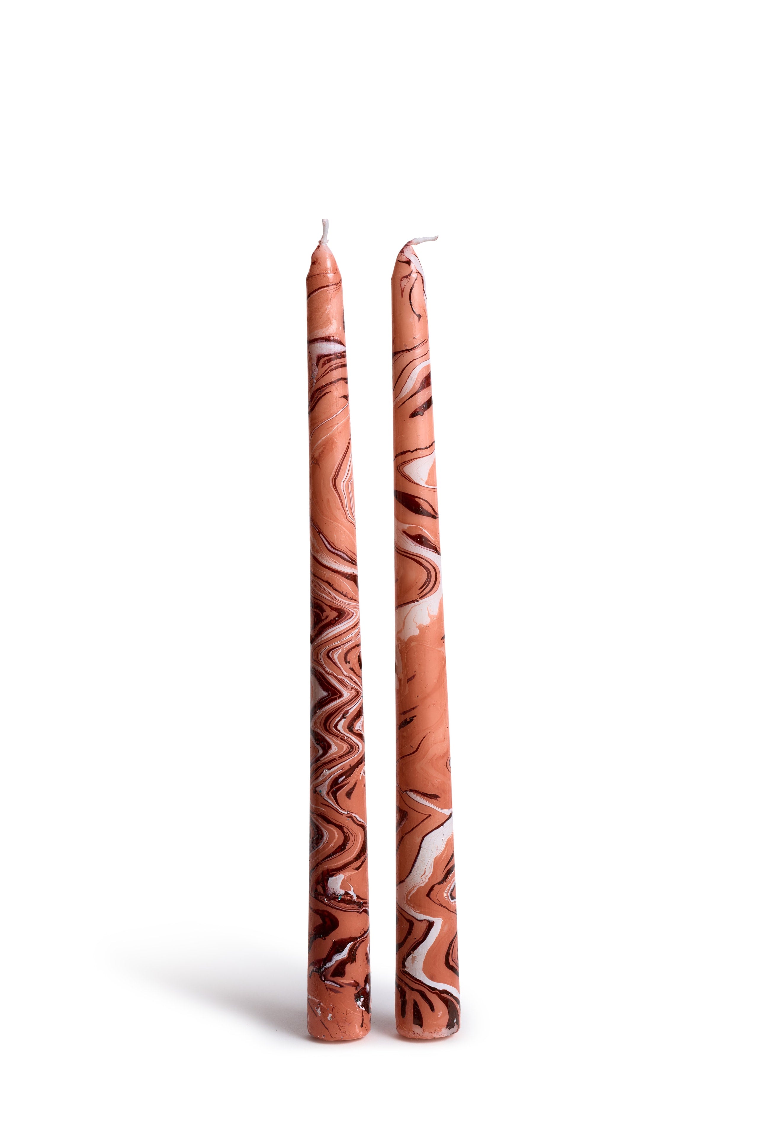 Marbled Taper Candles