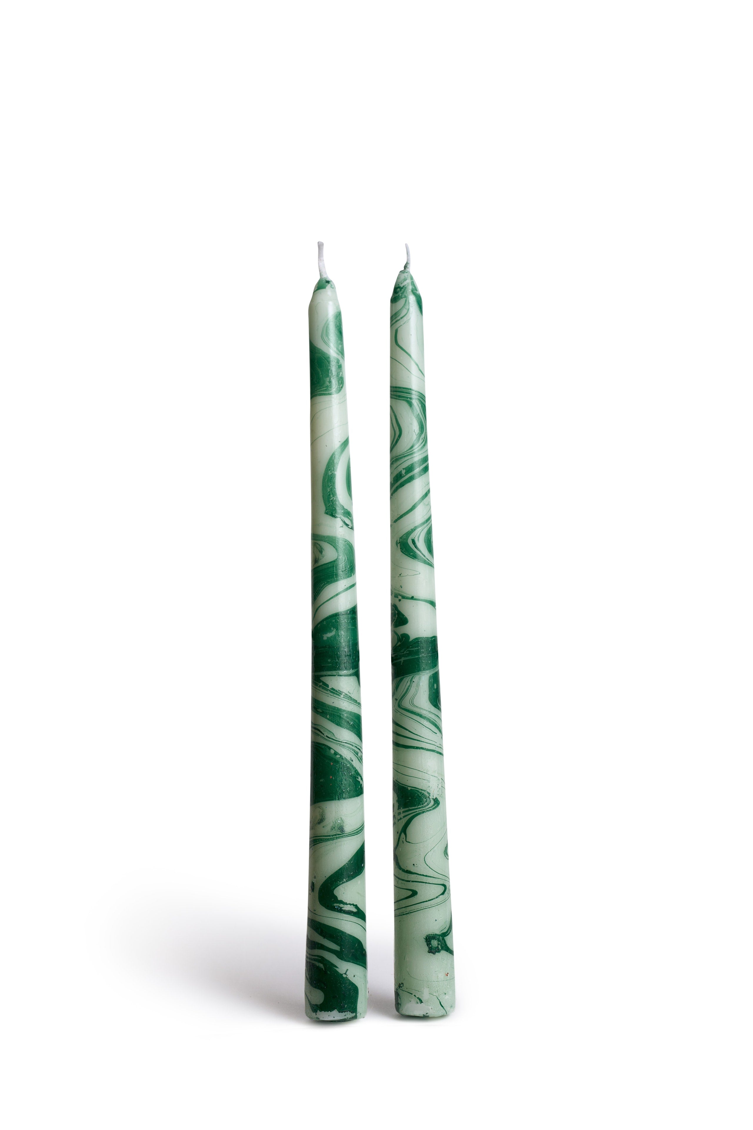 Marbled Taper Candles