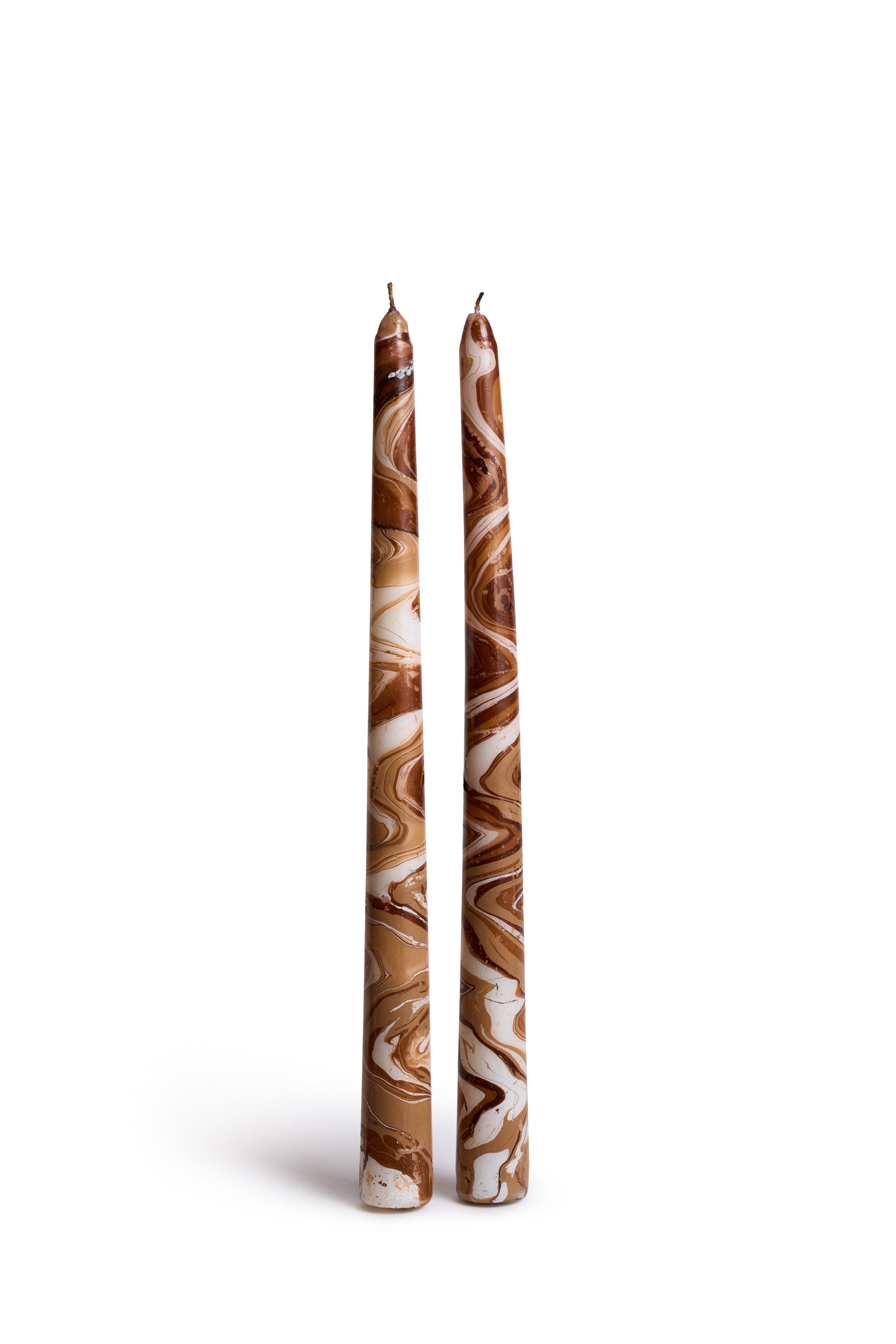 Marbled Taper Candles