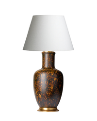 Tibi Ceramic Table Lamp in Tortoise