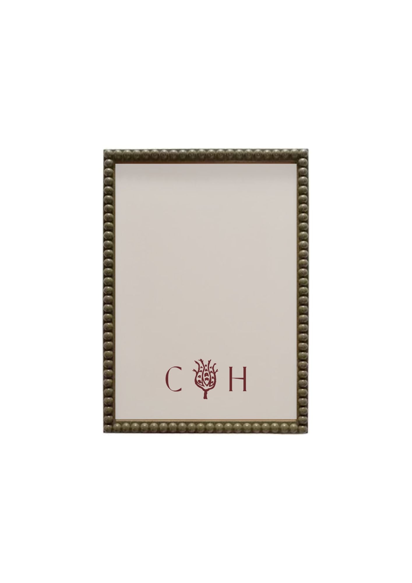 Olive Green Lacquered Bobbin Frame