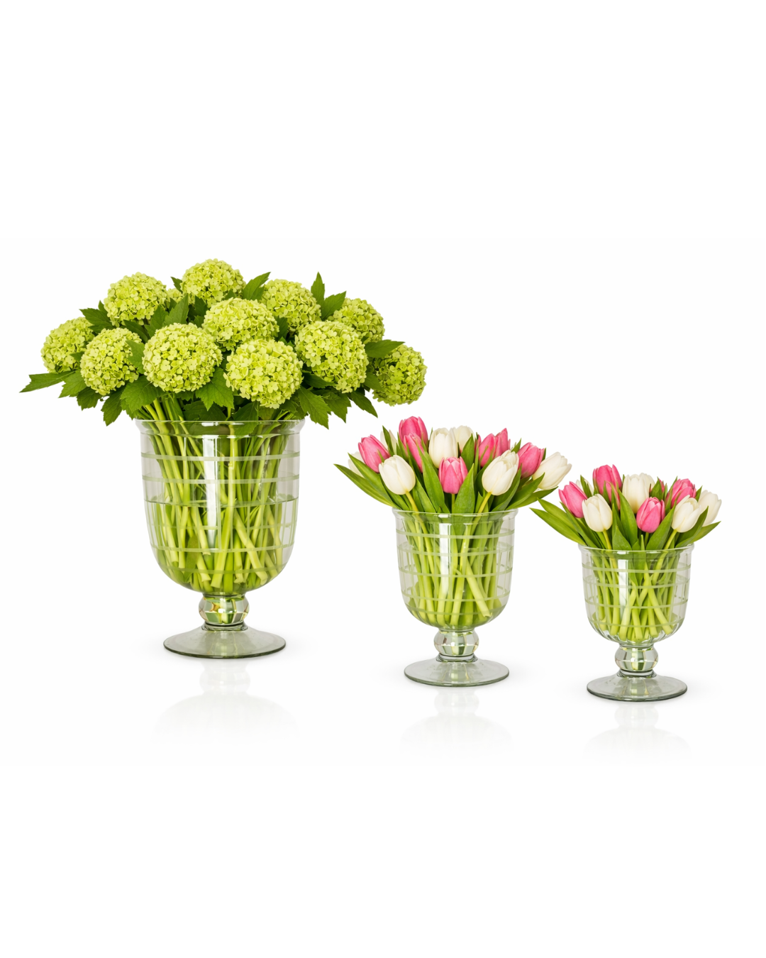 Mini Greek Key Hurricane Vase
