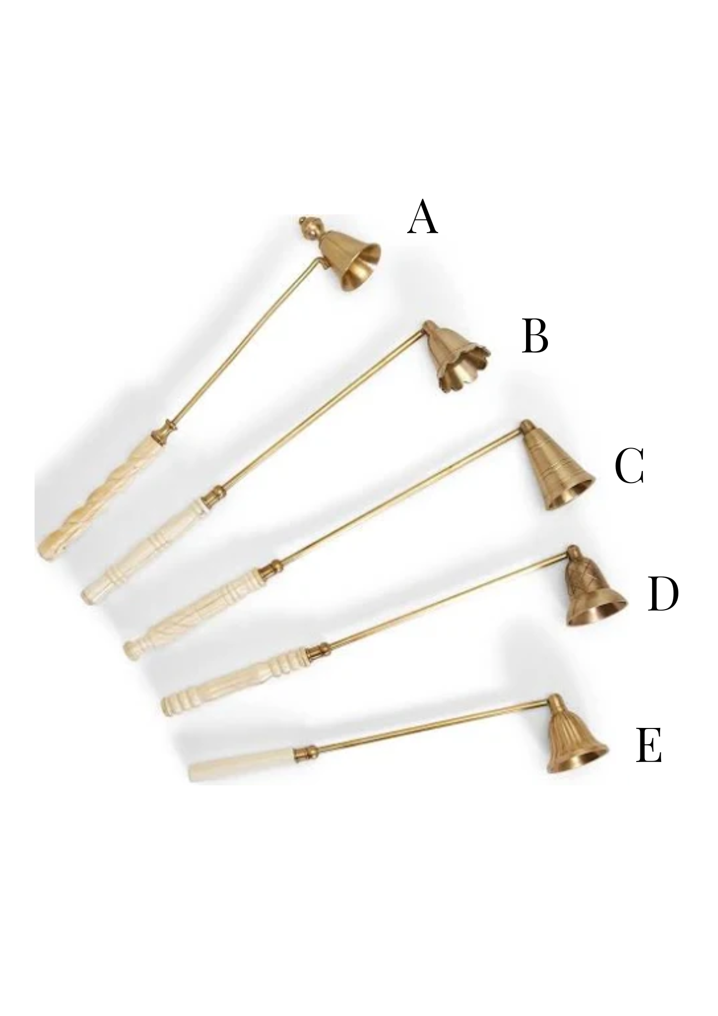 Antiqued Gold Candle Snuffer