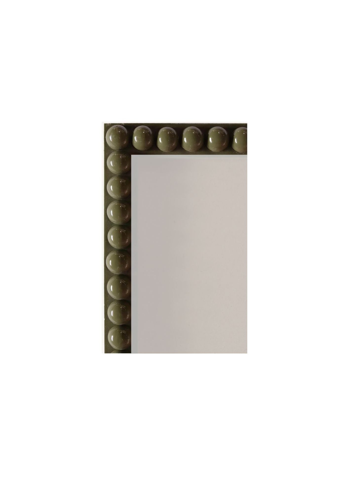 Olive Green Lacquered Bobbin Frame