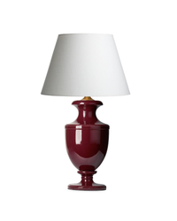 Margeaux Urn Lamp in Oxblood