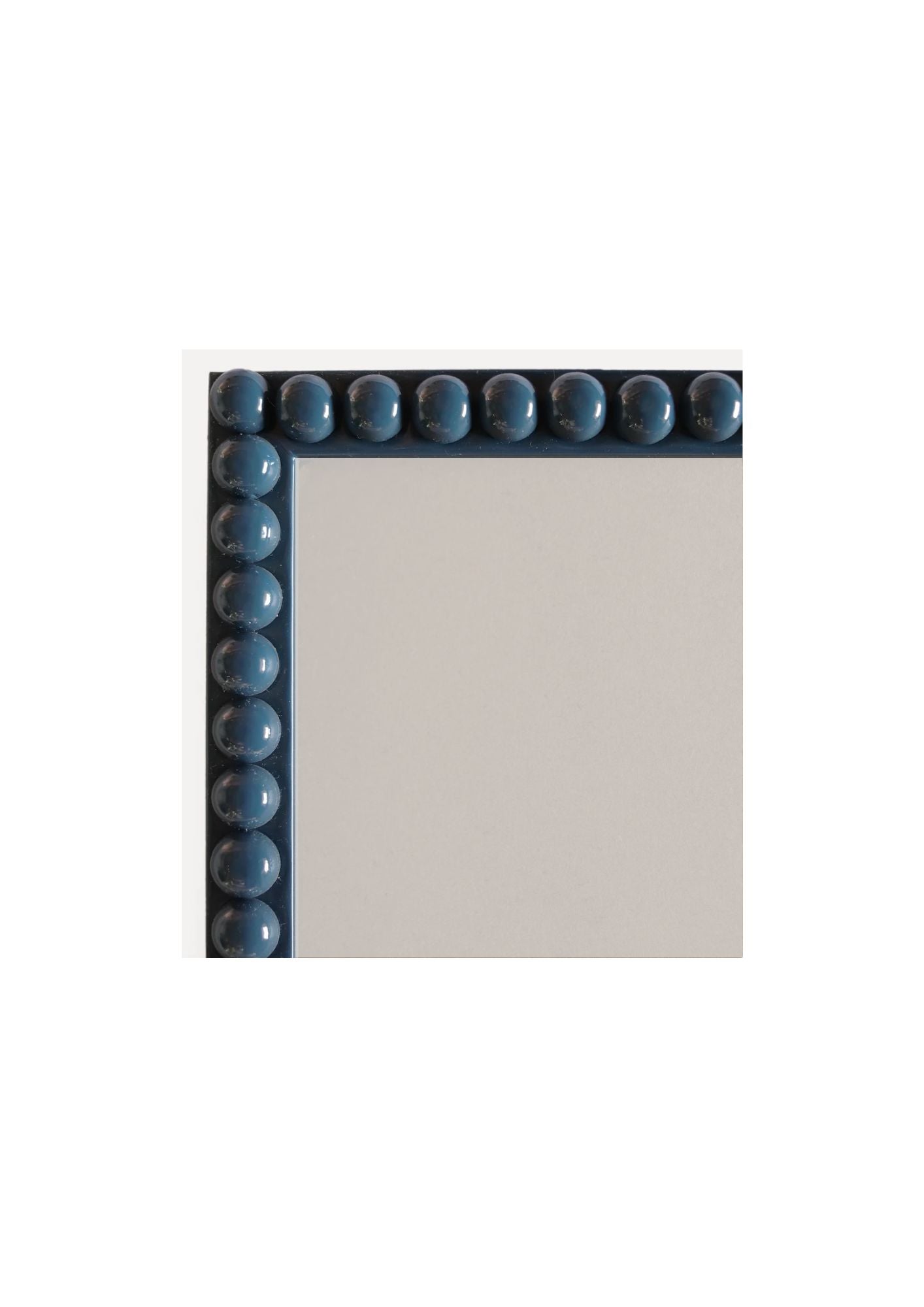 Inky Blue Lacquered Bobbin Frame