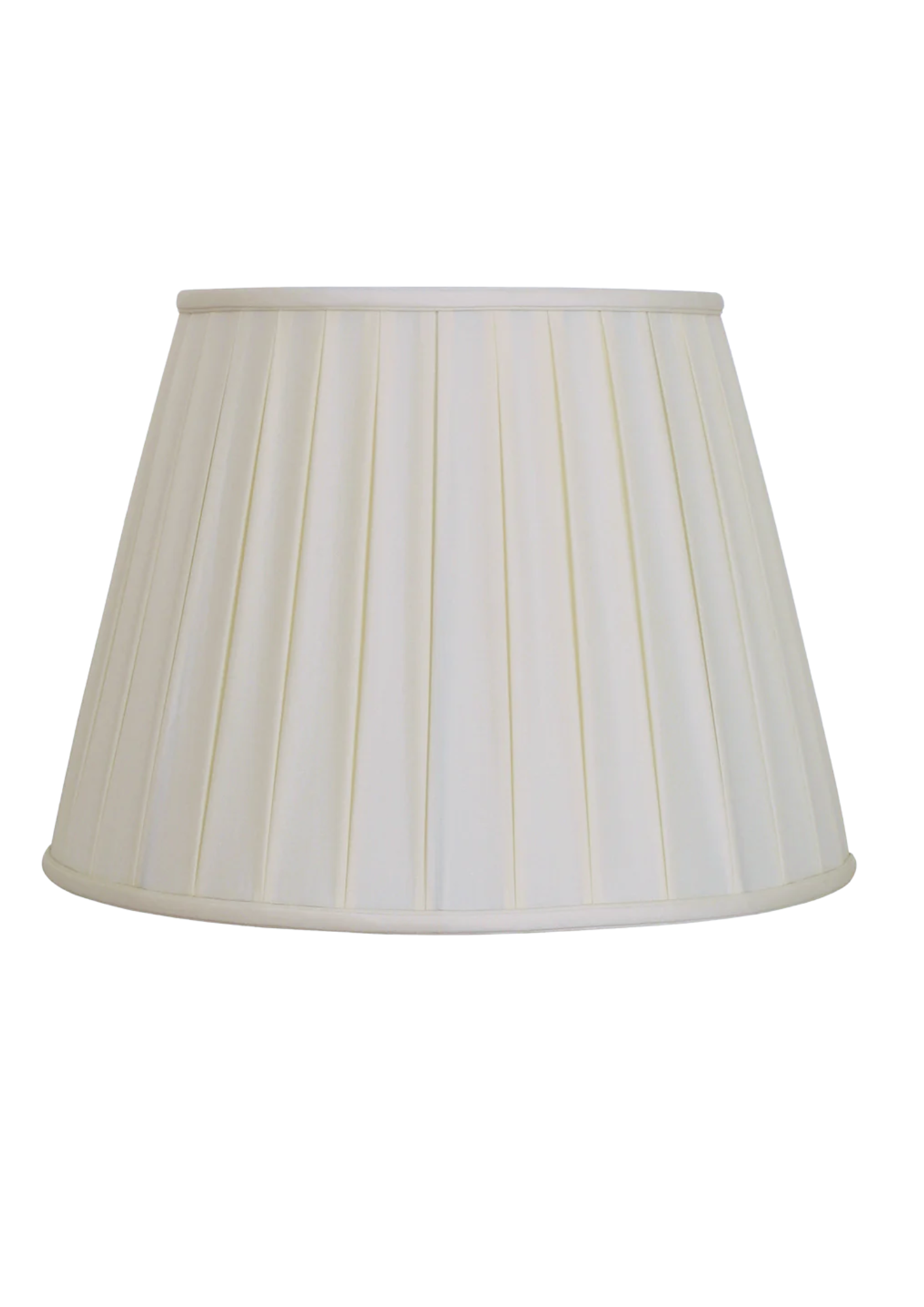 Box Pleat Off-White Lampshade
