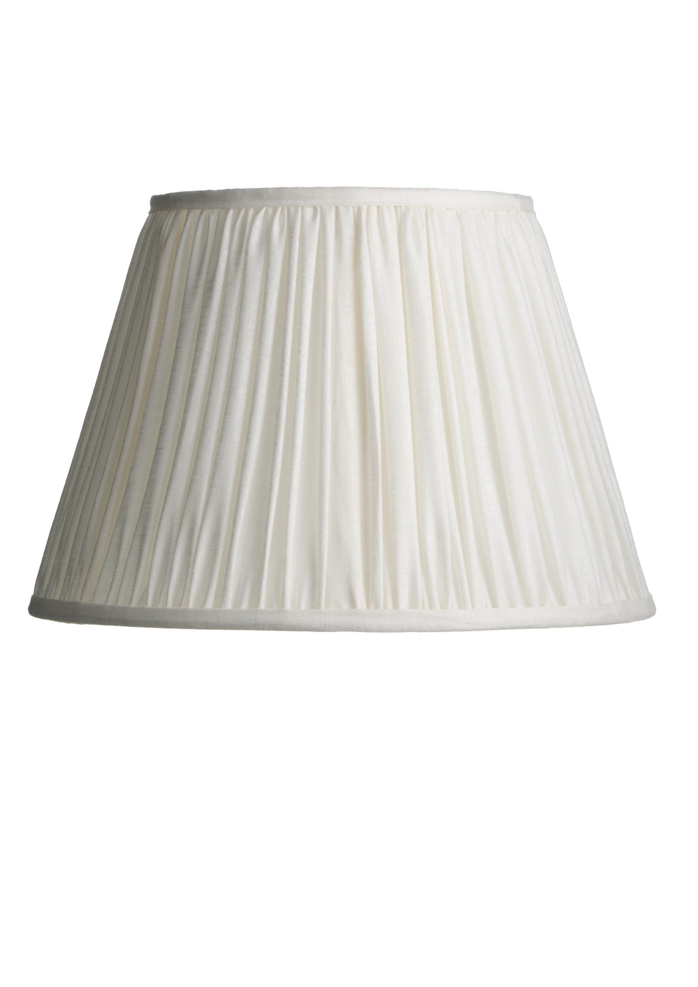 Gathered Off-White Lampshade