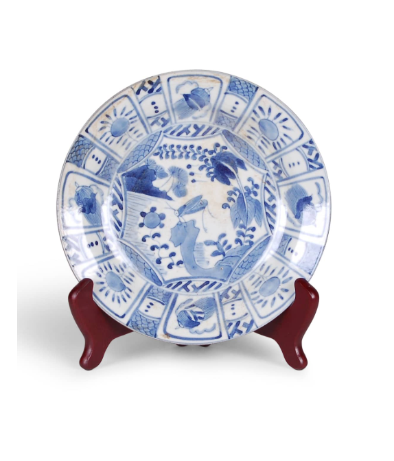 10" Blue and White Plate