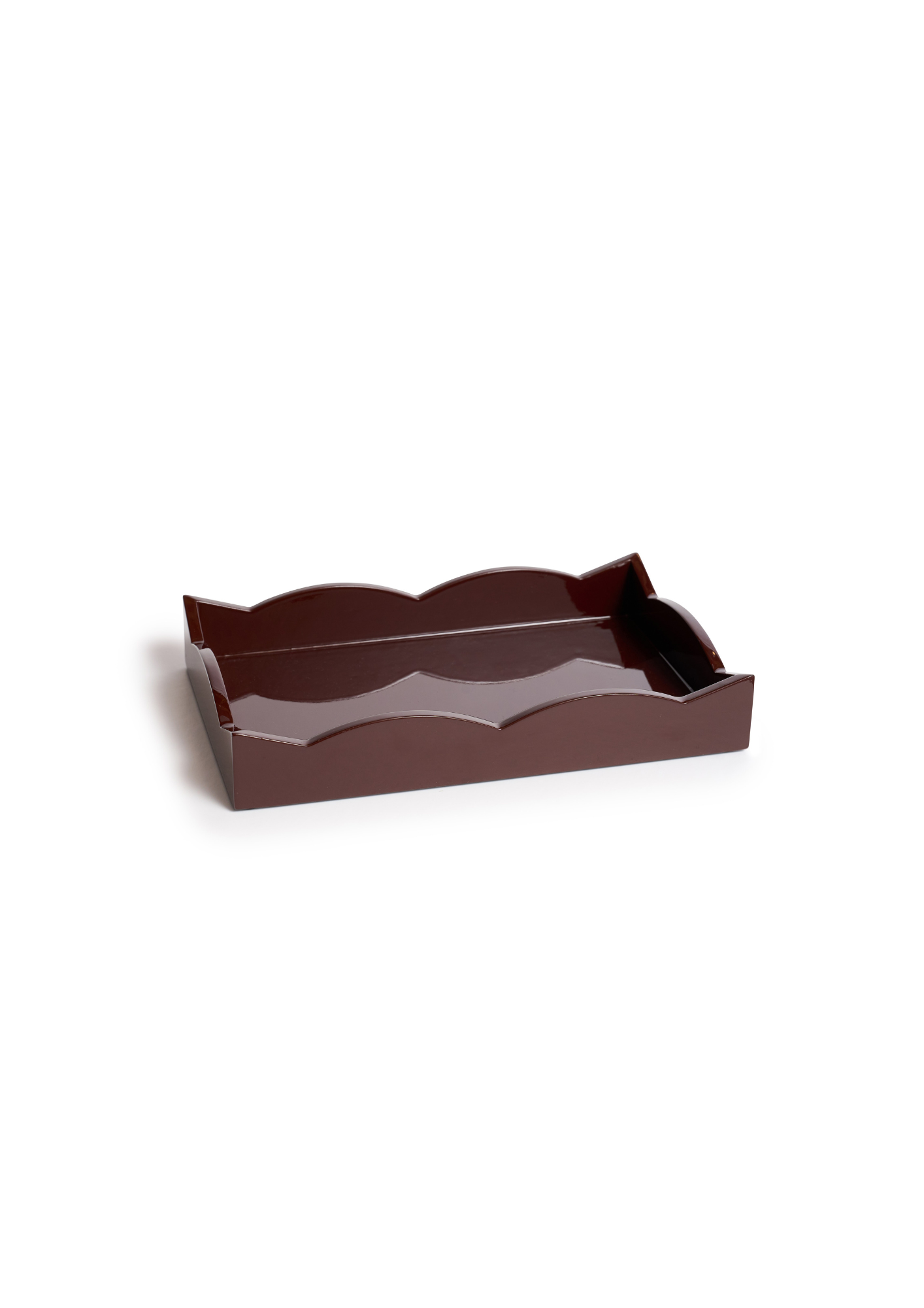 Small Scalloped Tray in Buccaneer