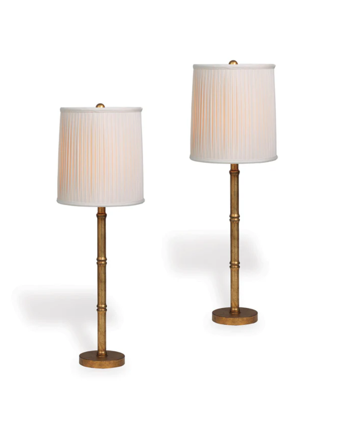 Lauderdale Gold Buffet Lamp, Set of 2