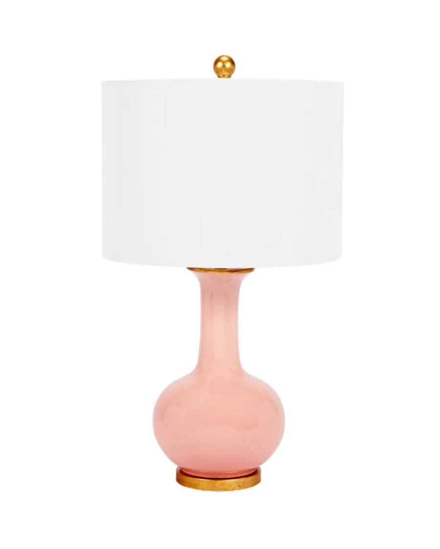 Blush Ceramic Table Lamp