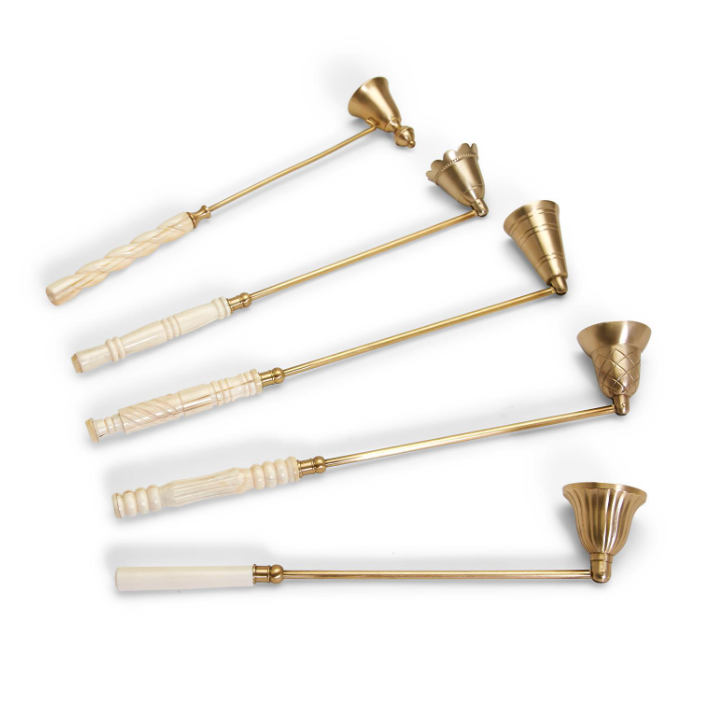 Antiqued Gold Candle Snuffer