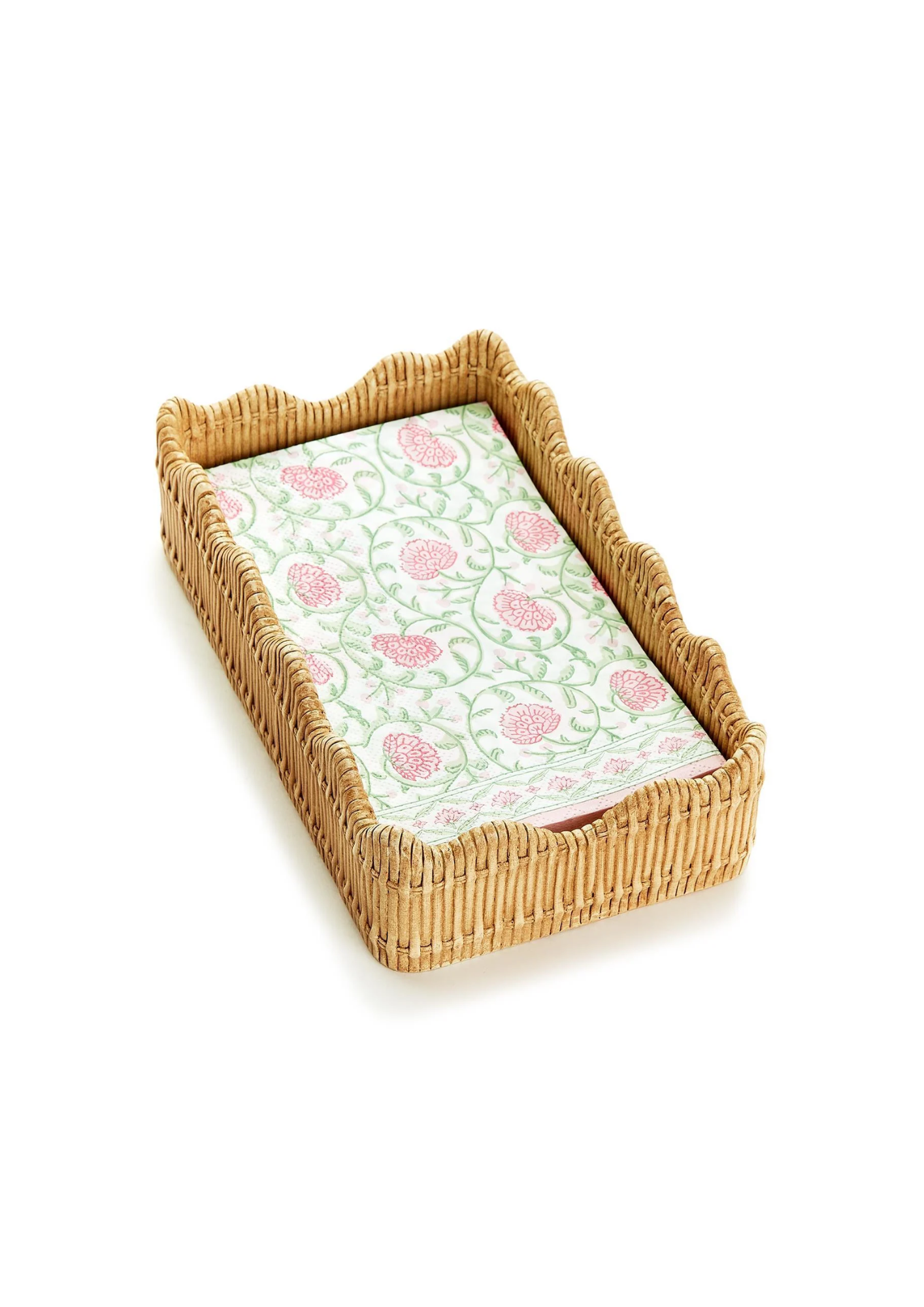 Scalloped Edge Guest Towel Tray