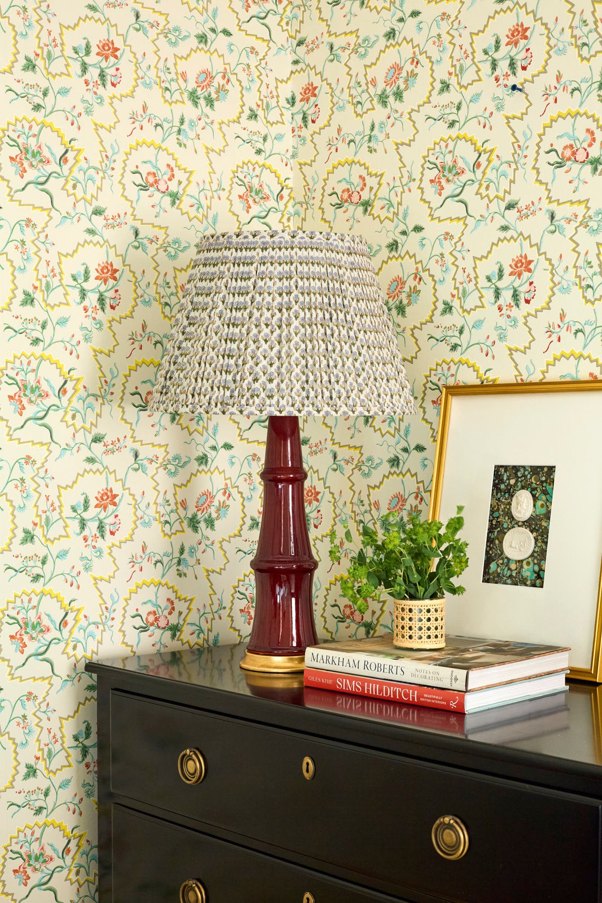 Colette Ribbed Lamp in Russet