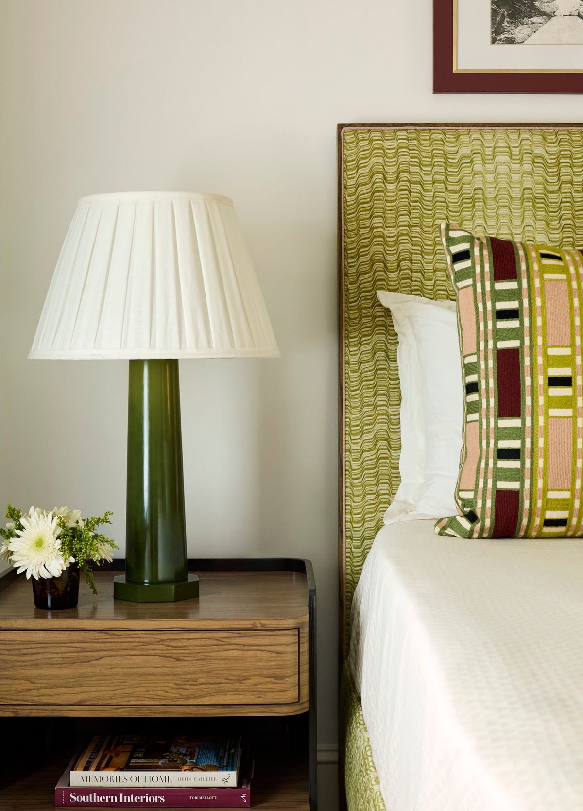 Betsy Column Lamp in Green Ombre