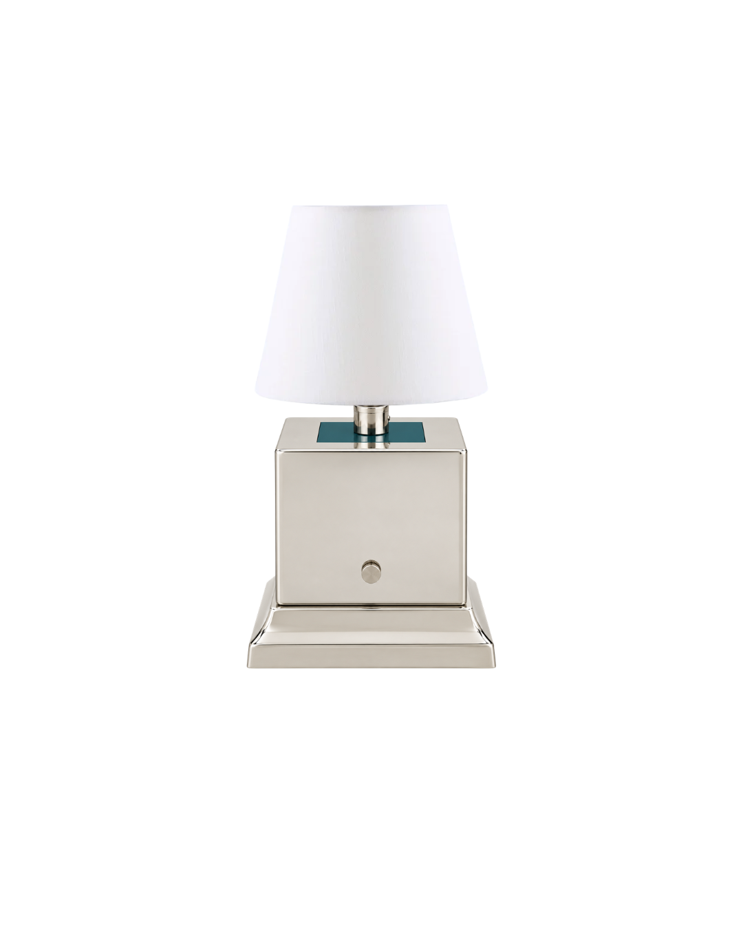 Crosby Mini Table Lamp in Polished Nickel
