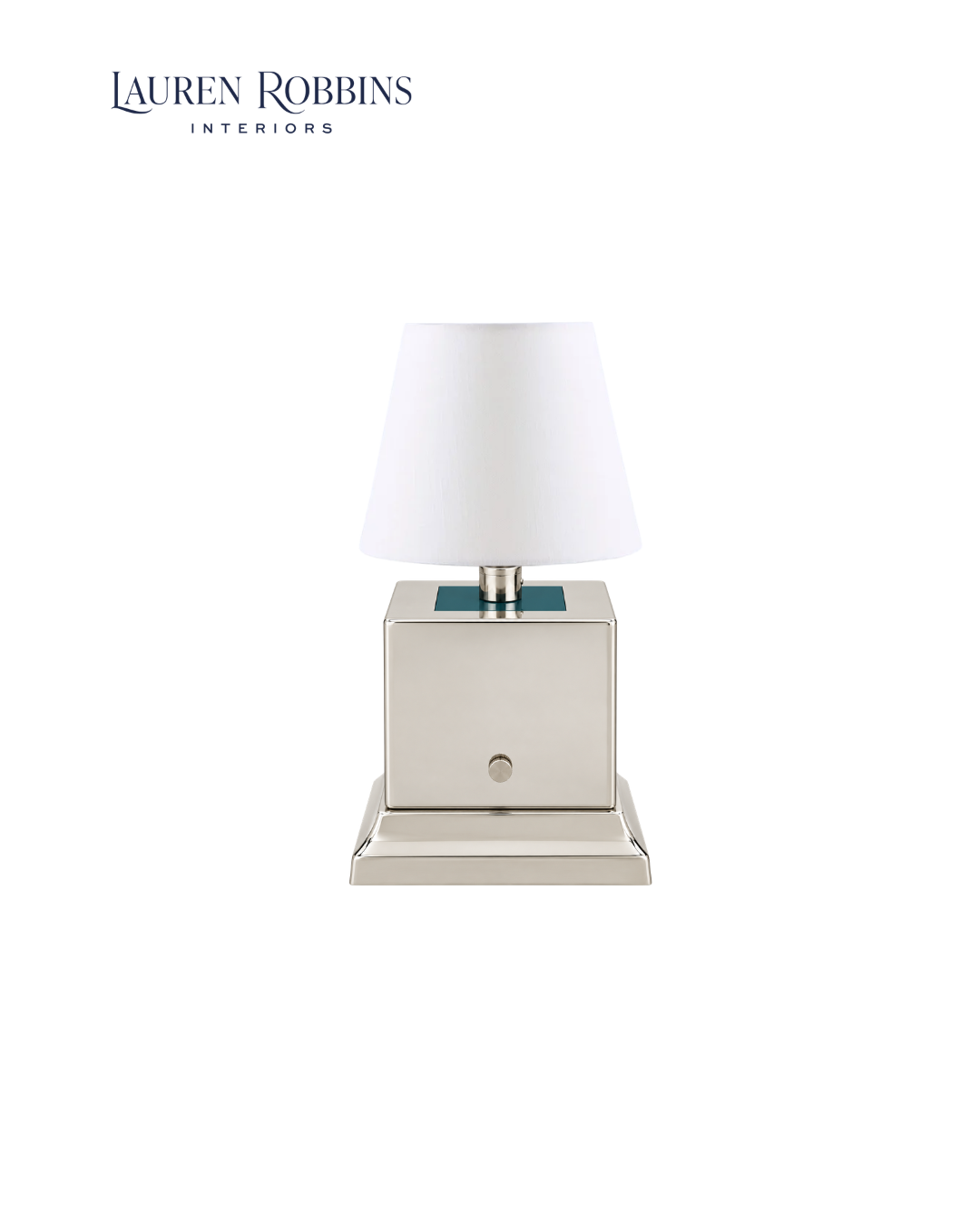 Crosby Mini Table Lamp in Polished Nickel