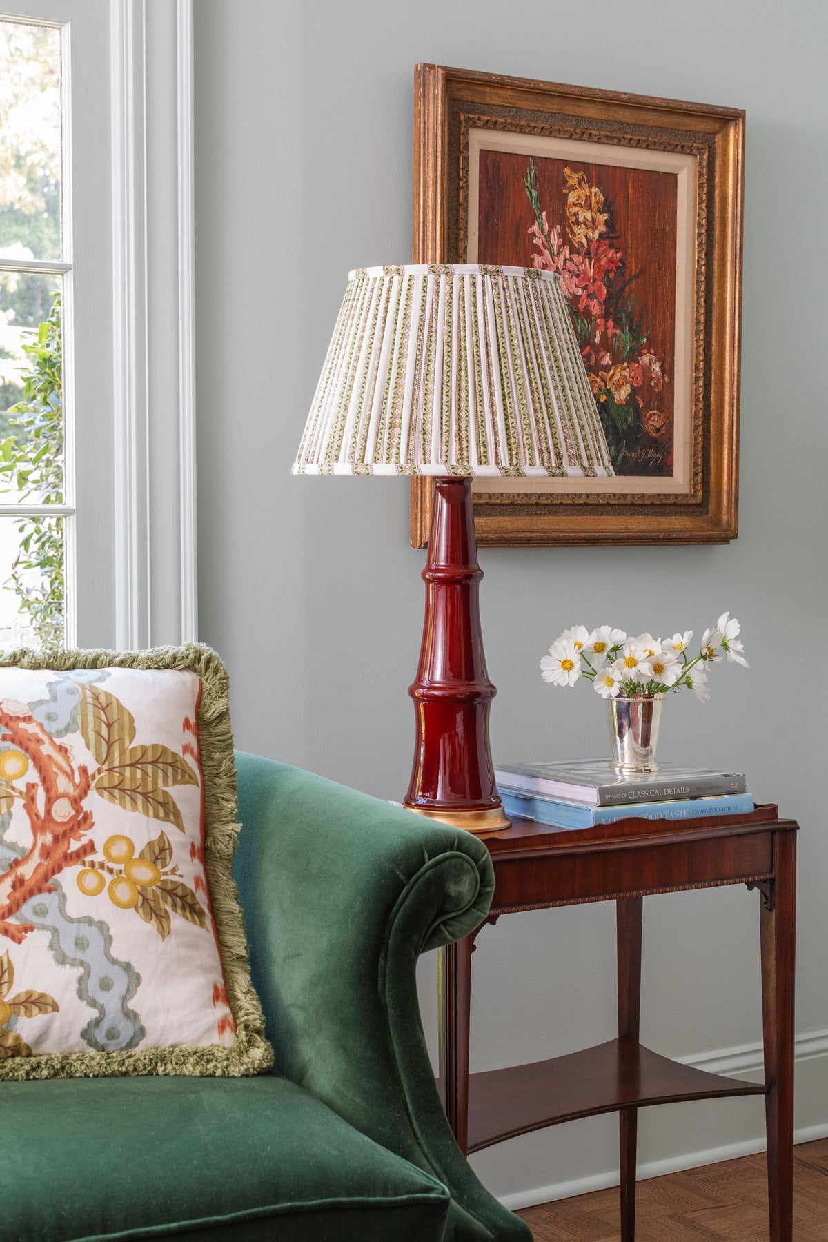 Colette Ribbed Lamp in Russet